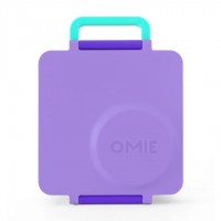 Omiebox 宝宝儿童便携防漏分格装汤粥不锈钢保温便当午餐饭盒 - 紫色